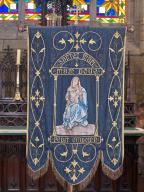 Bannière de Notre-Dame de Ty Mamm Doué et de sainte Anne, chapelle Ty Mamm Doué (Quimper)