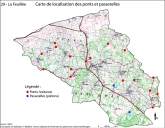 Ponts et passerelles sur la commune de La Feuillée
