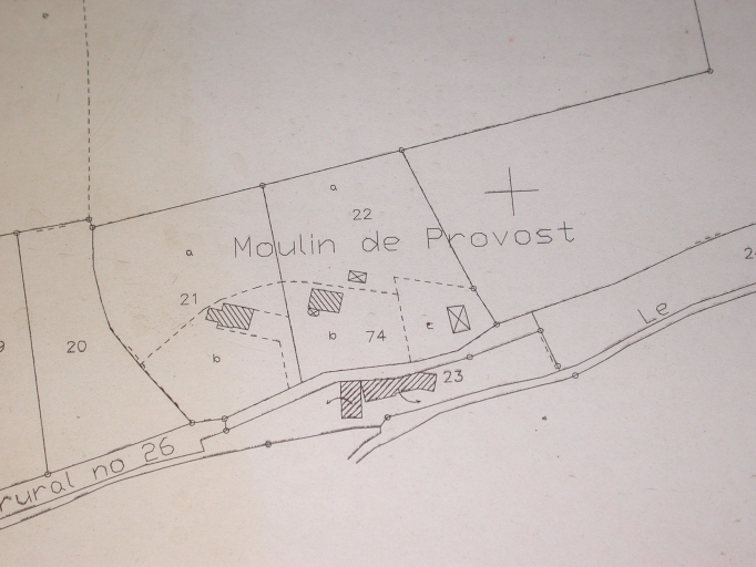 Moulin à farine de Provost, actuellement maison (Maroué)