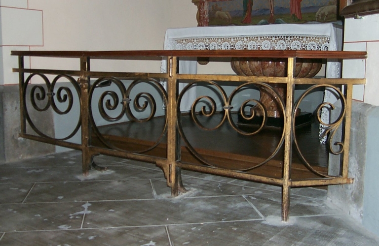 Ensemble de 3 clôtures d'autel