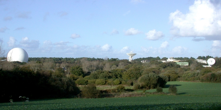 Station de télécommunications spatiales dite le Radôme, actuellement musée des télécommunications, Cosmopolis (Pleumeur-Bodou)