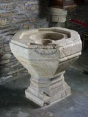 Fonts baptismaux, église Saint-Hervé (Caro)