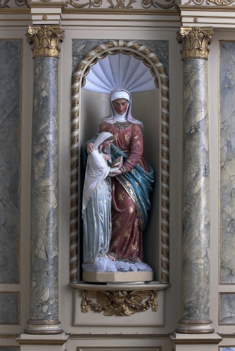 Statue : Education de la Vierge