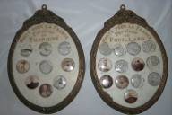 Ensemble de 2 tableaux commémoratifs des morts de la guerre 1914-1918