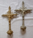 Paire de croix de procession