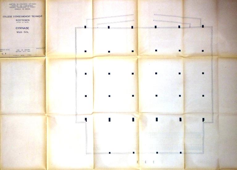 Gymnase municipal, Impasse du Gymnase (Rostrenen)