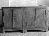 Buffets (2) (buffet bas), ancienne collégiale, actuellement église Sainte-Marie-Madeleine (Champeaux)