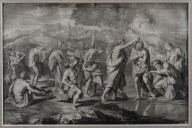 Estampe : Baptême du Christ