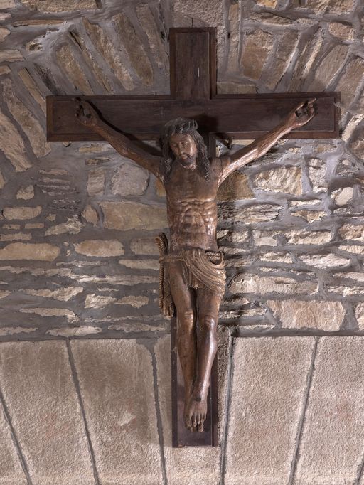 Croix 2 : Christ en croix, église Saint-Hervé (Caro)
