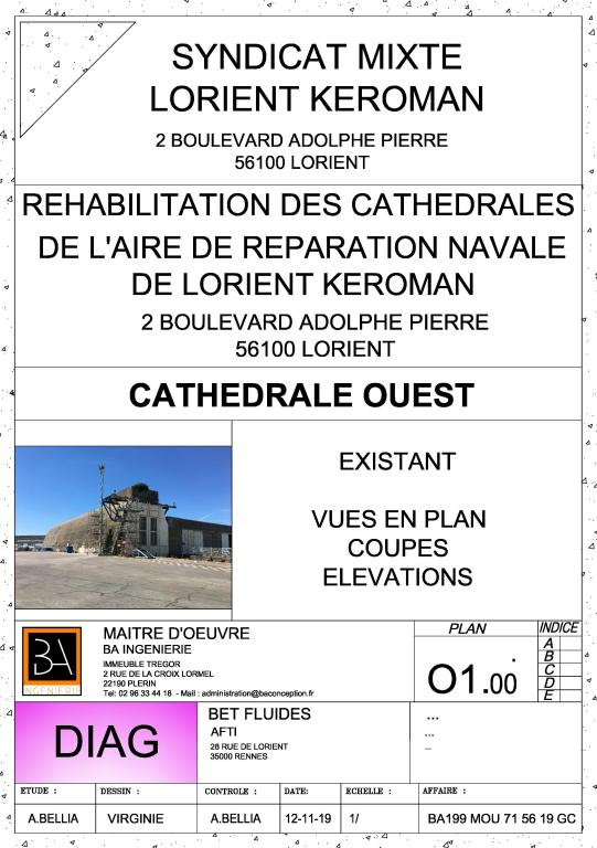 Dom-bunker Ouest dit "T6" avec encuvement pour canon antiaérien puis usine de construction navale, aire de réparation navale, port de pêche de Keroman (Lorient)