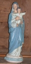 Statuette : Vierge à l'Enfant, dite Notre-Dame du Sacré Coeur