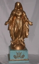 Statuette sur socle : Immaculée Conception