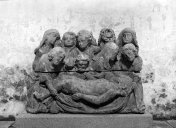Groupe sculpté : Mise au tombeau