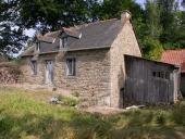 Moulin à farine dit Moulin Neuf, actuellement maison (Saint-Vran)