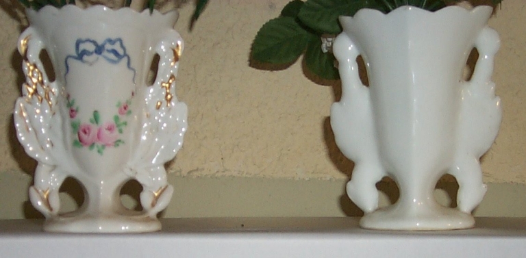 Paire 2 de vases d'autel, Chaumeray (Guipry fusionnée en Guipry-Messac en 2016)