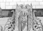 Statue (d'applique, petite nature) : Vierge à l'Enfant, église paroissiale Saint-Pierre, Saint-Paul (Neulliac)