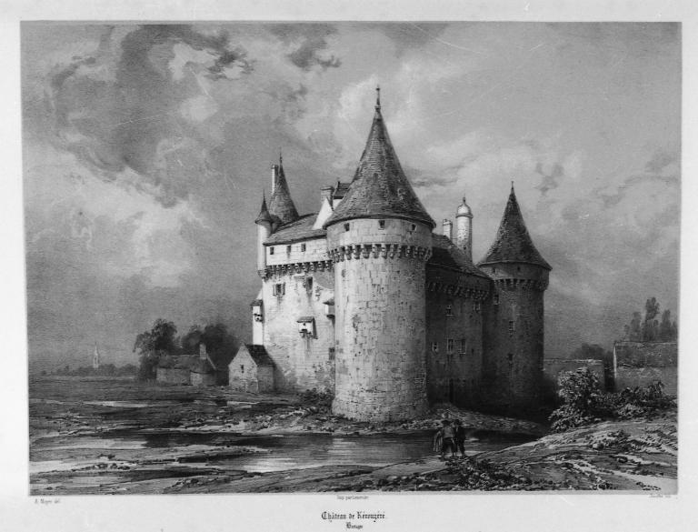 Château fort dit château de Kerouzéré (Sibiril)