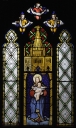 Verrière (verrière figurée) : Vierge à l'Enfant
