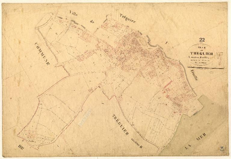 Maison d'armateur ou de négociant actuellement "pharmacie des Quais", 6 Place du Général de Gaulle (Tréguier)