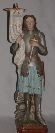 Statuette sur culot : sainte Jeanne d'Arc