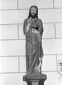 Statue (d'applique, petite nature) : Christ, église paroissiale Saint-Pierre, Saint-Paul (Neulliac)