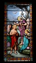Verrière à personnages de la baie 17 : Baptème du Christ