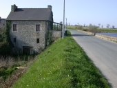 Moulin à farine de l'Ecoublière, actuellement maison, l'Ecoublière (Trébédan)