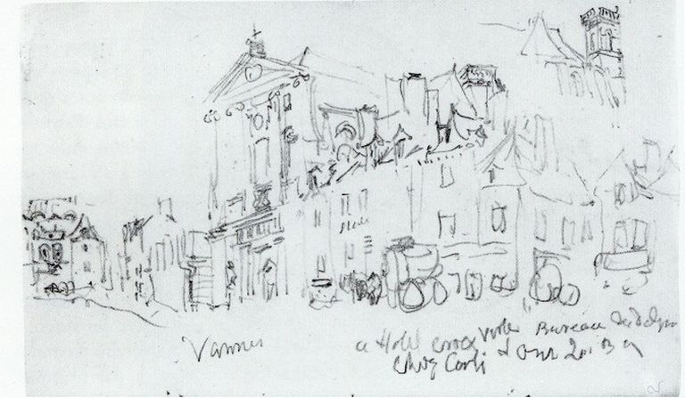 Rue Hoche, anciennement rue Saint-Yves, puis rue d'Auray (Vannes)