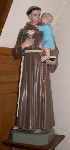 Statue : Saint Antoine de Padoue et l'Enfant