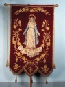 Bannière de procession : saint Melaine, Immaculée conception