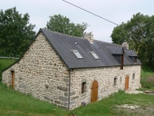 Moulin à farine du Loc'h, actuellement maison (Peumerit-Quintin)