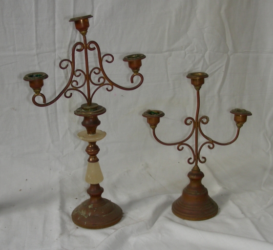 Ensemble de 5 Chandeliers d'église