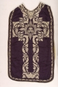 Ornement réversible : chasuble, étole, manipule, voile de calice