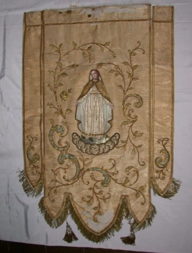 Bannière de procession : Immaculée conception