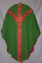 Ornement vert 1 : chasuble