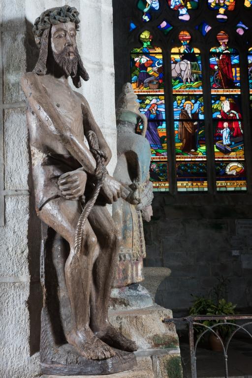 Statue : Christ aux liens, Eglise Saint-Renan (Locronan)