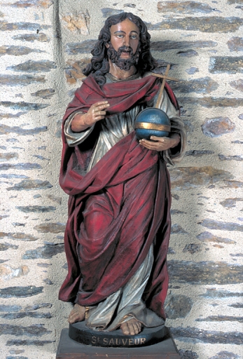 Statue sur culot : Christ sauveur
