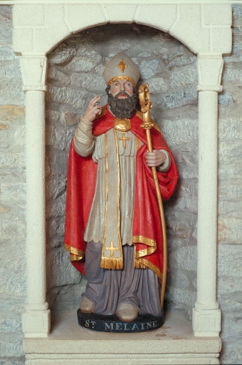 Statue : saint Melaine