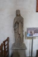 Statue : sainte Catherine d'Alexandrie, église paroissiale Notre-Dame de Locmaria (Quimper)