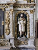 Statue : Saint Roch, église Saint-Étienne (Saint-Abraham)