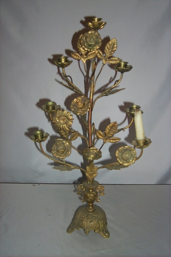 Paire 4 de chandeliers d'église