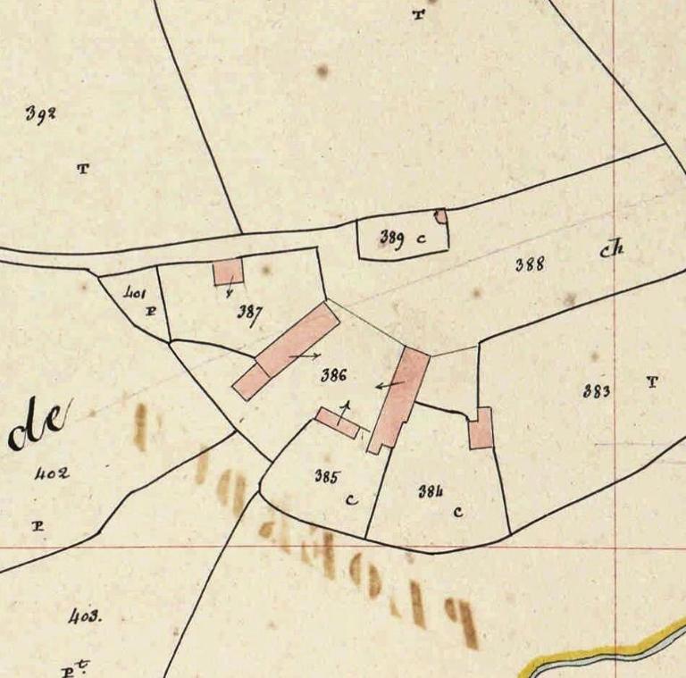 Métairie, Goas Froment (Langoëlan)