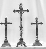 Croix d'autel (3), église paroissiale Saint-Christophe (Saint-Christophe-des-Bois)
