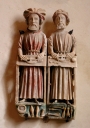 Groupe sculpté : Saint Crépin et Saint Crépinien