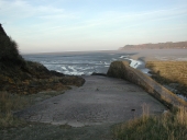 Quai, mur de soutènement, rampe et pont du Clapet (Pléboulle)
