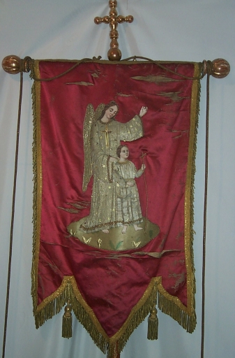 Bannière de procession : Ange gardien
