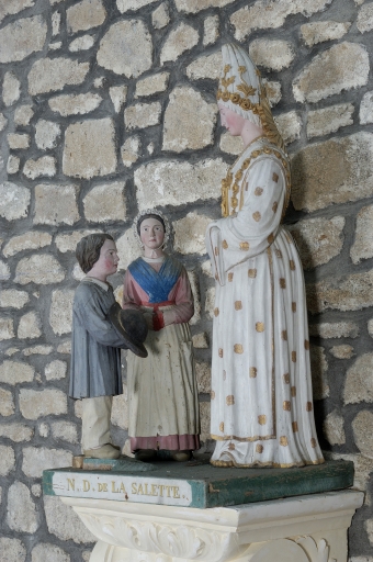 Groupe sculpté : Notre-Dame de la Salette