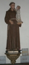 Statue sur culot : saint Antoine de Padoue et l'Enfant