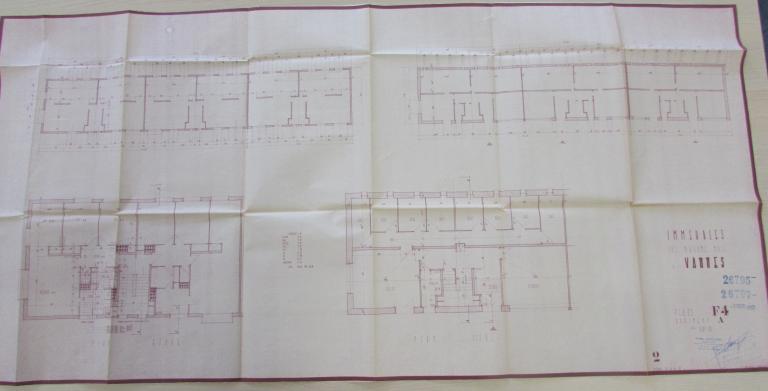 Ensemble de trois immeubles dit résidence Madame Molé, 62 rue Madame Molé (Vannes)