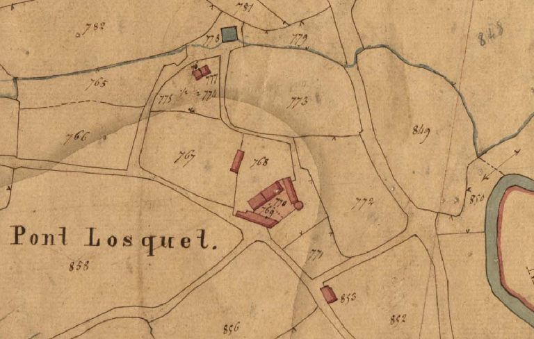 Maison noble, Pont Losquet (Coatréven)